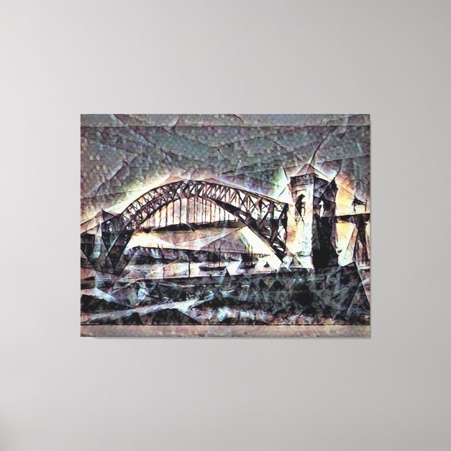 HELLS GATE BRIDGE ASTORIA, NY CANVAS PRINT (Front)