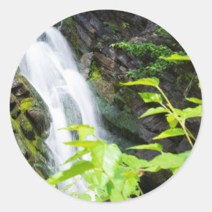 Hell's Gate Canyon waterfall Classic Round Sticker