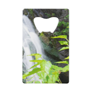 Hell's Gate Canyon waterfall Credit Card Bottle Opener
