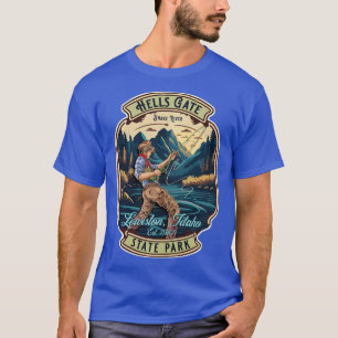 Hells Gate State Park Lewiston Idaho Fly Fishing S T-Shirt