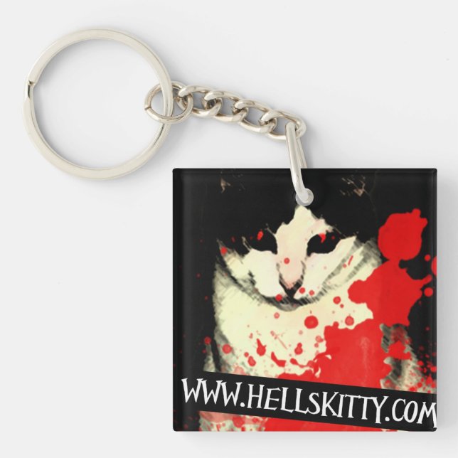 Hell's Kitty Key Chain (Front)