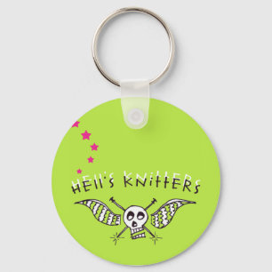 Hell's Knitters keychain