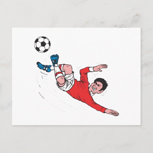 helluva soccer kick postcard (Front)