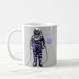 Helmet Diver Who Saved Winchester Cathedral URM Coffee Mug