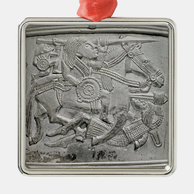 Helmet fragment, from Sutton Hoo Treasure Metal Ornament (Front)