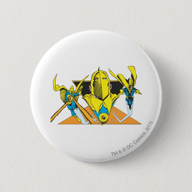 Helmet of Fate 2 Inch Round Button (Front)