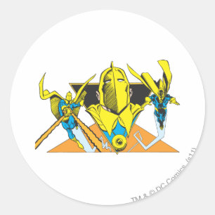 Helmet of Fate Classic Round Sticker