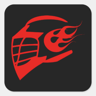 Helmet Square Sticker