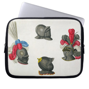 Helmets, plate from 'A History of the Development Laptop Sleeve