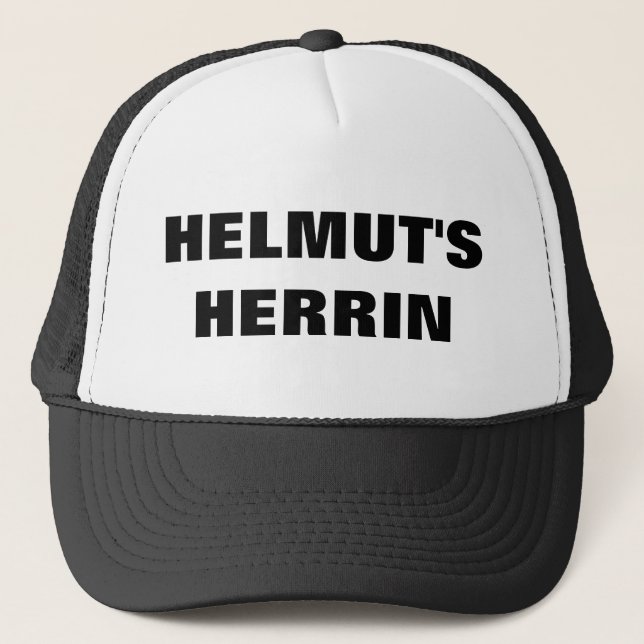 HELMUT'S HERRIN TRUCKER HAT (Front)