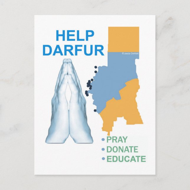 Help Darfur Postcard (Front)