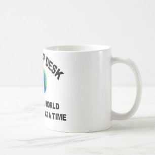 Help Desk Saving the World One Reboot at a Time Coffee Mug