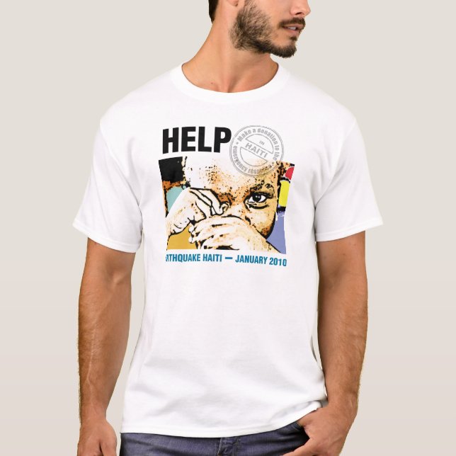 Help Donation Haiti T-Shirt (Front)