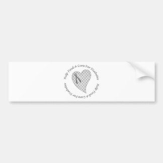 Help Find A Cure For Diabetes Bumper Sticker