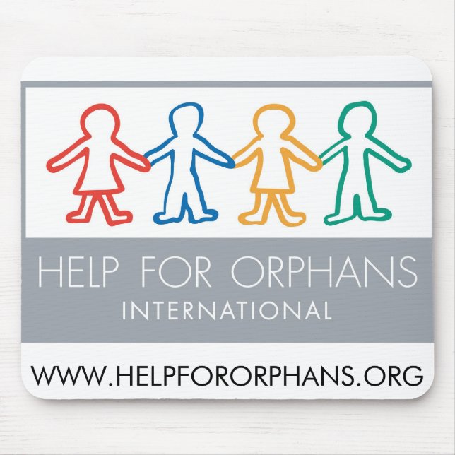 Help for Orphans Mouse Pad (Front)