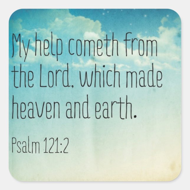 Help from the Lord Stickers (Front)