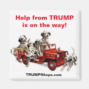 Help from TRUMP is on the way! magnet