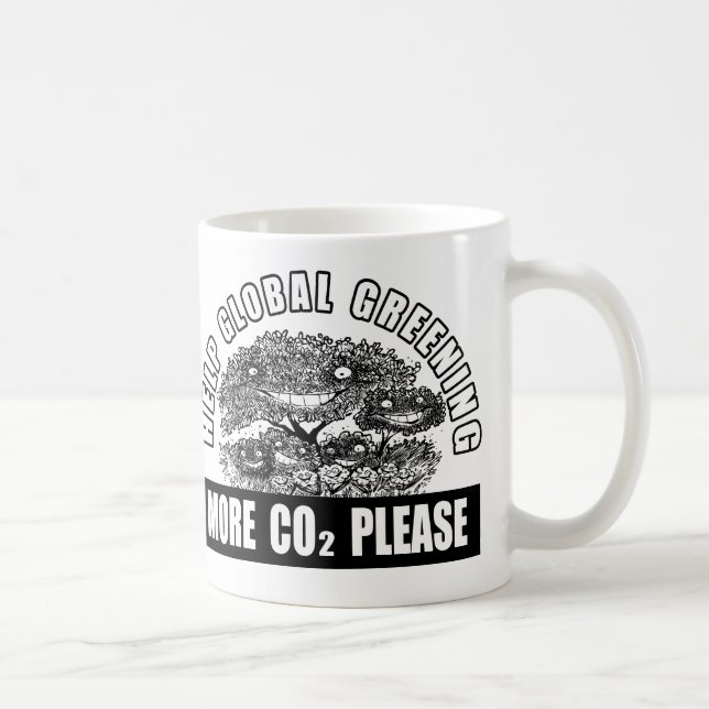 Help Global Greening - More CO2 Please Coffee Mug (Right)