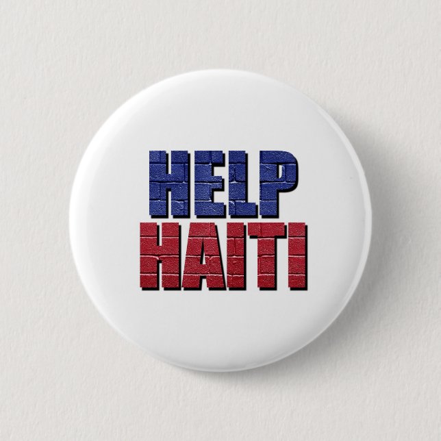 Help Haiti 2 Inch Round Button (Front)