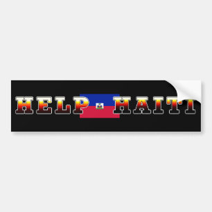 HELP HAITI BUMPER STICKER