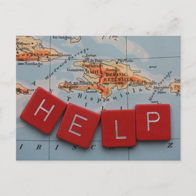 Help Haiti Postcard (Front)