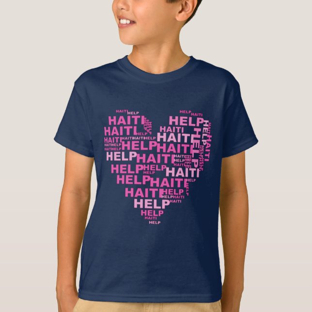 Help Haiti T shirt and Apparel (Front)