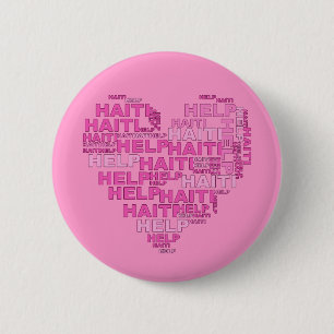 Help Haiti T shirt and Apparel 2 Inch Round Button