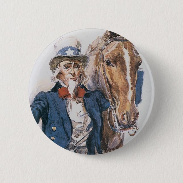 Help Him to Help U.S.! 2 Inch Round Button (Front)