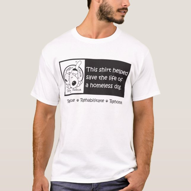 Help Homeless Dogs T-Shirt (Front)