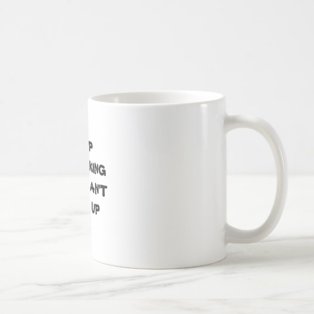HELP I'M TALKING AND I CAN'T SHUT UP COFFEE MUG (Right)