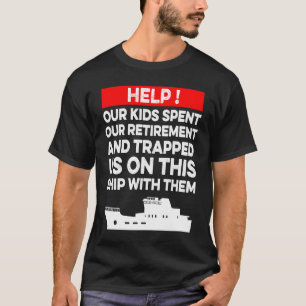 Help I'm Trapped on This Ship Matching Family T-Shirt