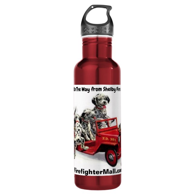 Help is on the way from Shelby Fire & Rescue! 710 Ml Water Bottle (Front)