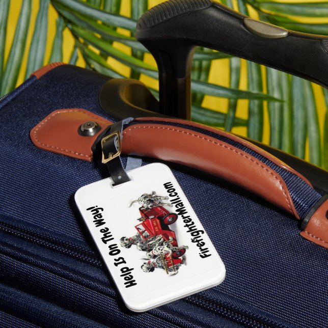 Help Is On The Way! Luggage Tag (Front Insitu 1)