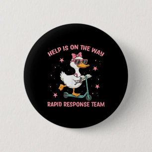 Help Is On Way Rapid Response Teams Nurse Nursing 2 Inch Round Button