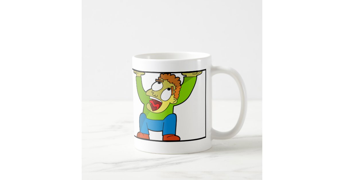 Help I Ve Been Mugged Trapped Cartoon Character Coffee Mug Zazzle Ca Choose from 30+ cartoon mug graphic resources and download in the form of png, eps, ai or psd. zazzle