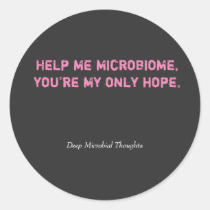 Help Me Microbiome Sticker