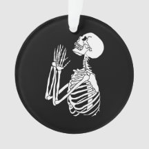 Help Me Skeleton Looking up Asking for Help on a 