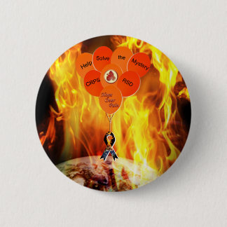 Help Solve the Mystery CRPS RSD Hope Over Pain Bal 2 Inch Round Button