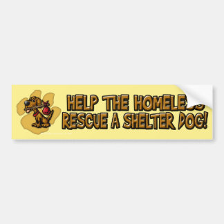Help the Homeless bumpersticker Bumper Sticker
