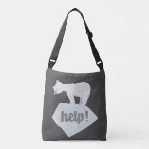 Help the Polar Bear Crossbody Bag