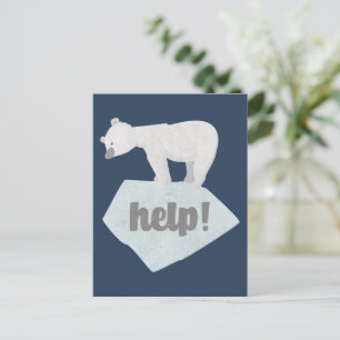 Help the Polar Bear Postcard