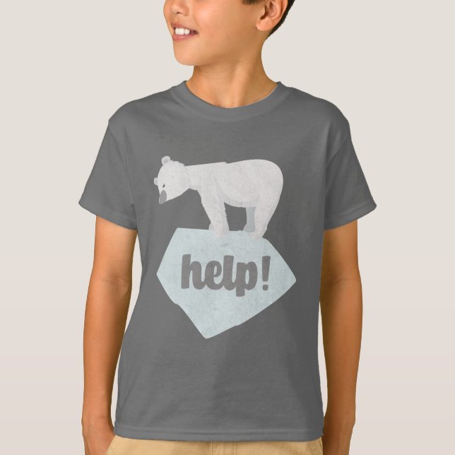 Help the Polar Bear T-Shirt (Front)