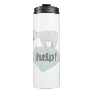 Help the Polar Bear Thermal Tumbler