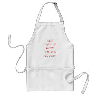 Help!  This is my first time in a kitchen! Apron