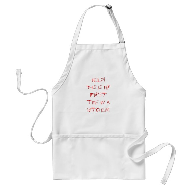 Help!  This is my first time in a kitchen! Apron (Front)