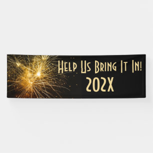 Help Us Bring it In New Years Banner