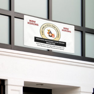 Help Wanted Jobs Now Hiring Personalize  Banner