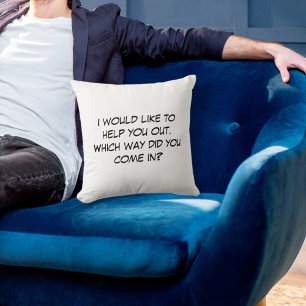 Help You Out Throw Pillow