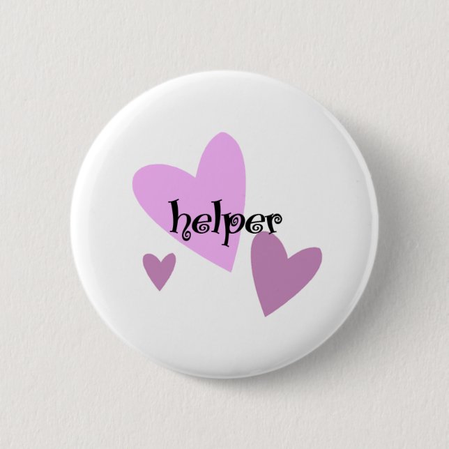 Helper 2 Inch Round Button (Front)