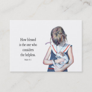 Helper and Blessing Business Card